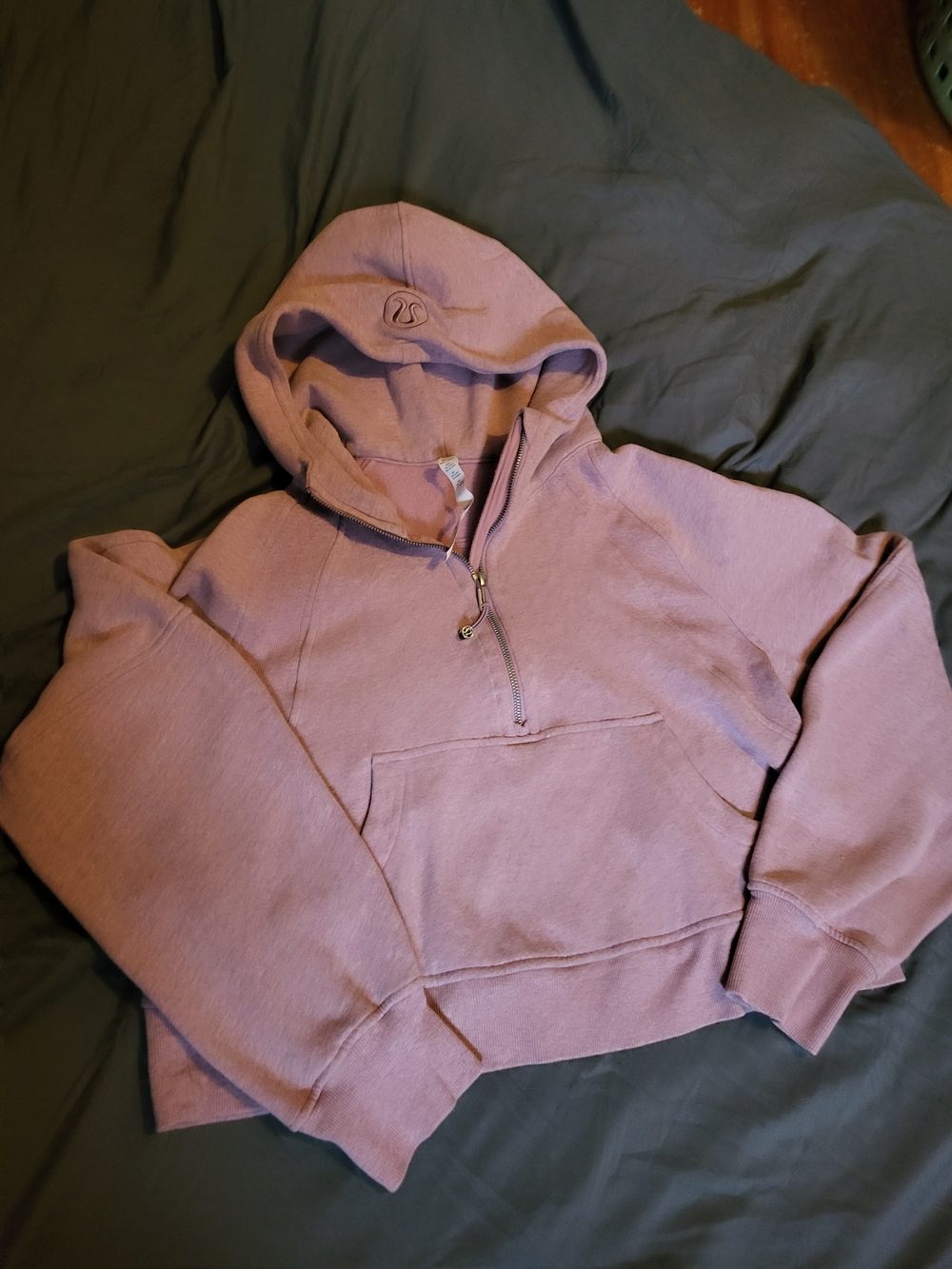 lululemon athletica Women's Lavender Half-Zip Hoodie Sweater
